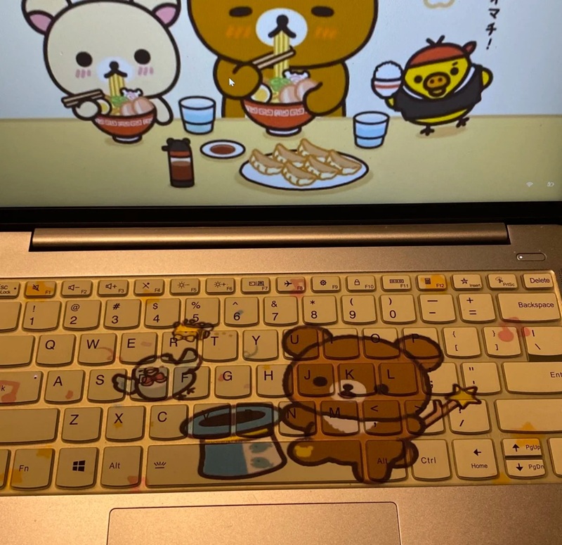 trang trí bàn phím laptop 34