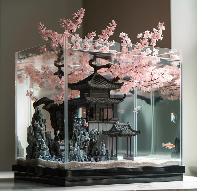 trang trí bể cá 12