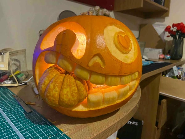 trang trí bí ngô 6