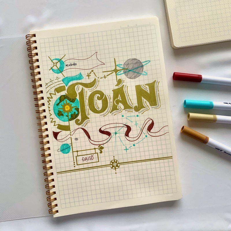 trang trí bìa sách 6