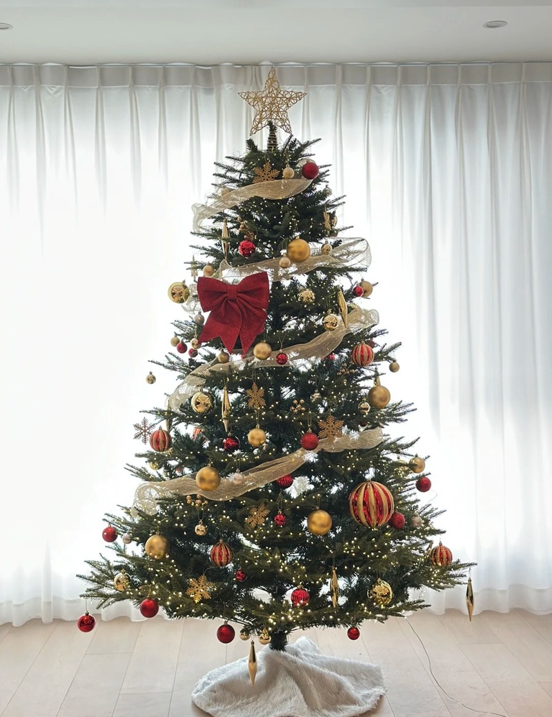 trang trí cây thông noel 1