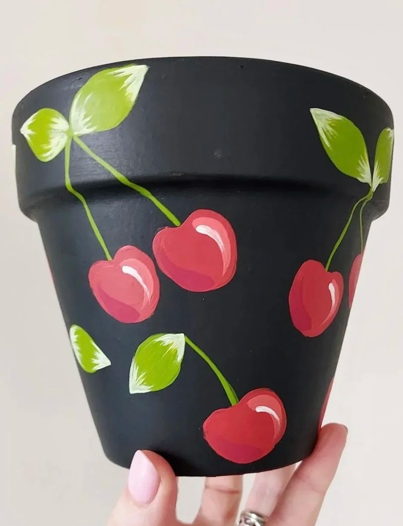 trang trí chậu cây 11