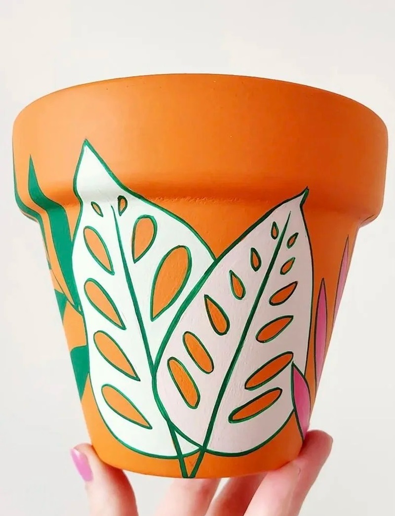 trang trí chậu cây 14