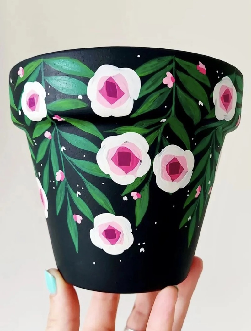 trang trí chậu cây 16