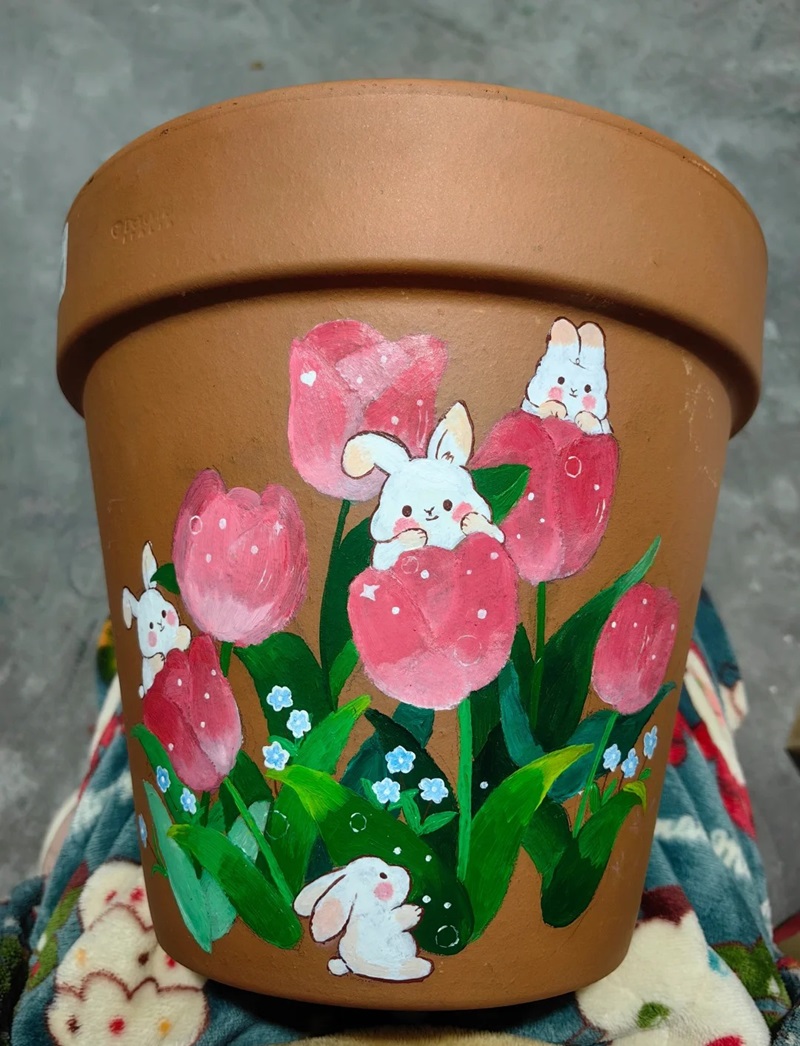 trang trí chậu cây 18