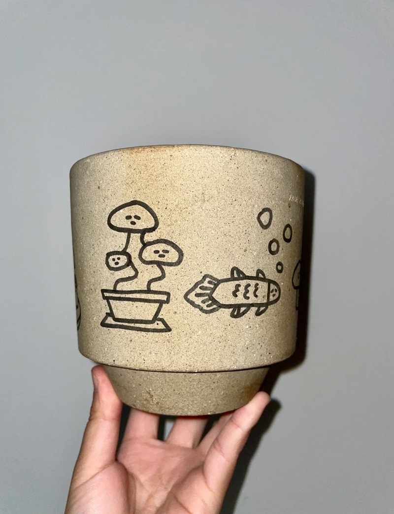 trang trí chậu cây 22