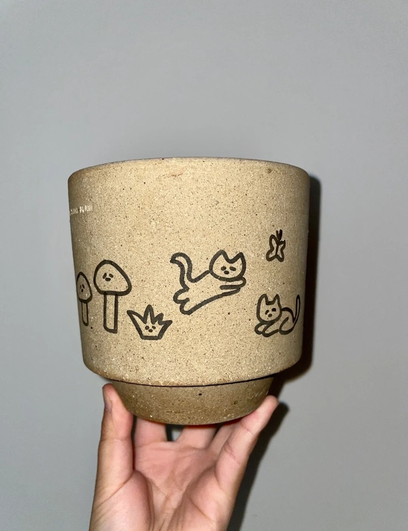 trang trí chậu cây 23