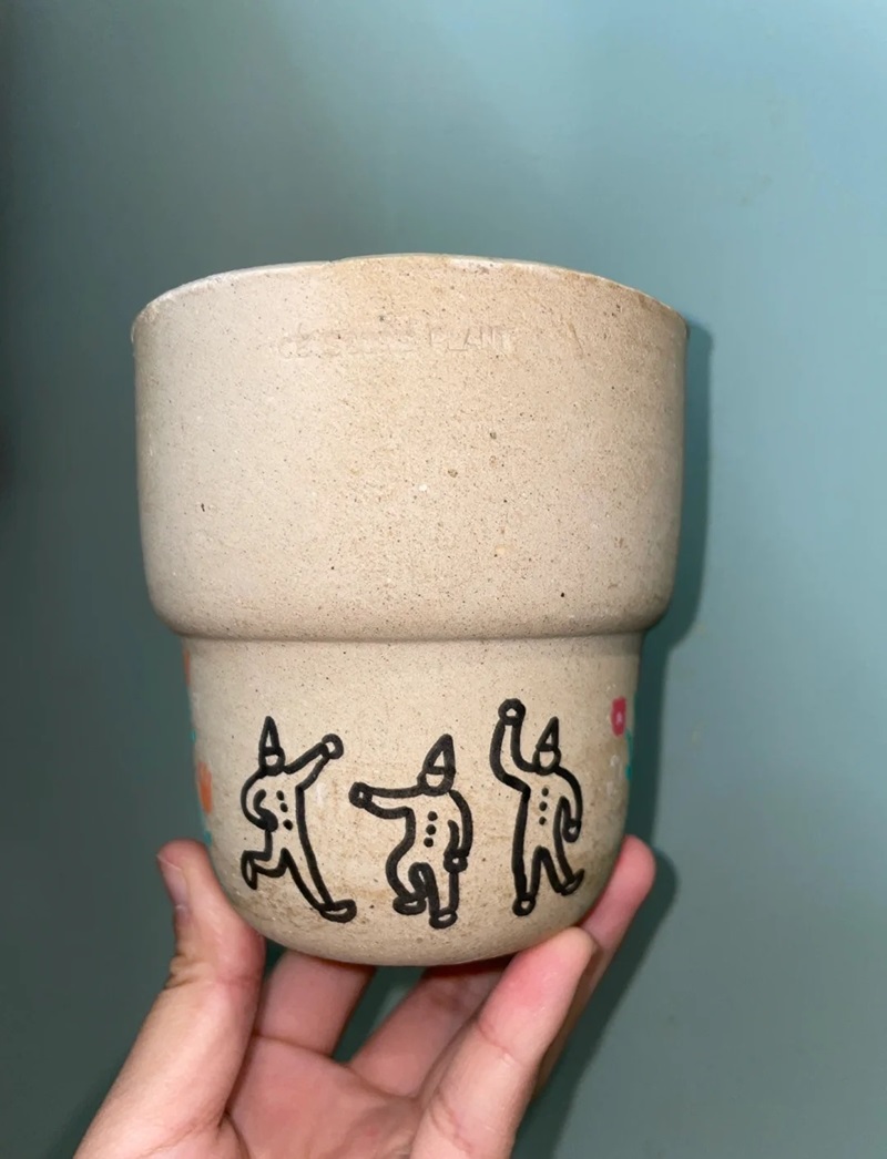 trang trí chậu cây 25