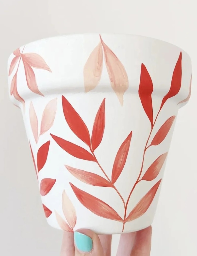 trang trí chậu cây 9