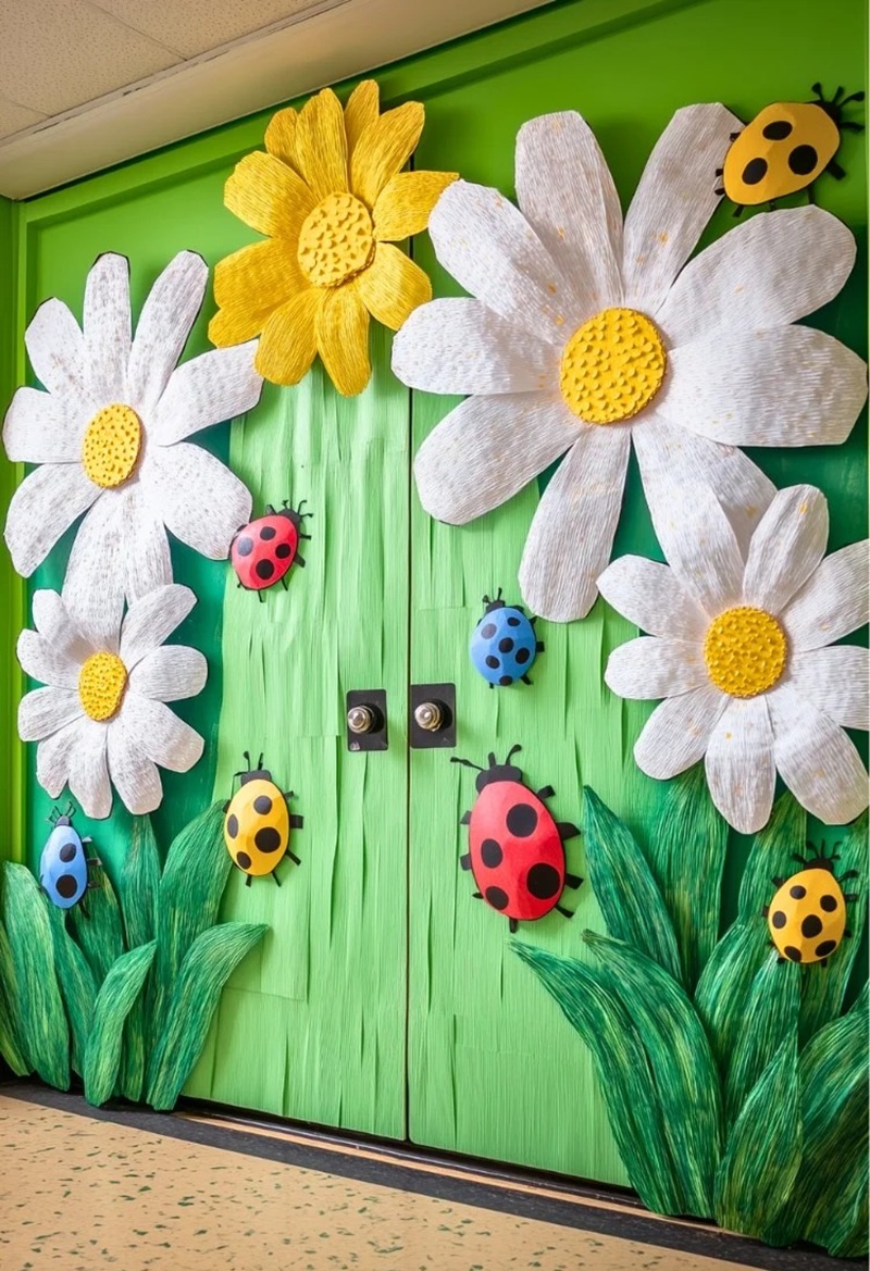 trang trí cửa lớp mầm non 1