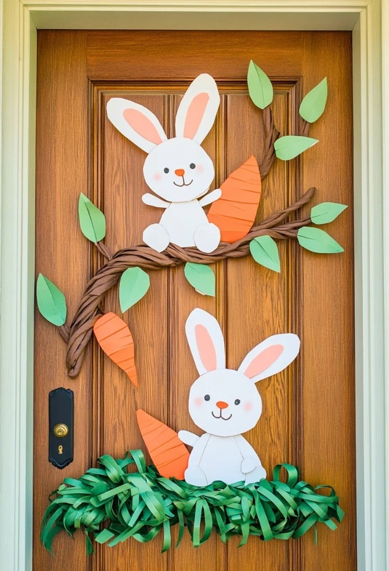 trang trí cửa lớp mầm non 13