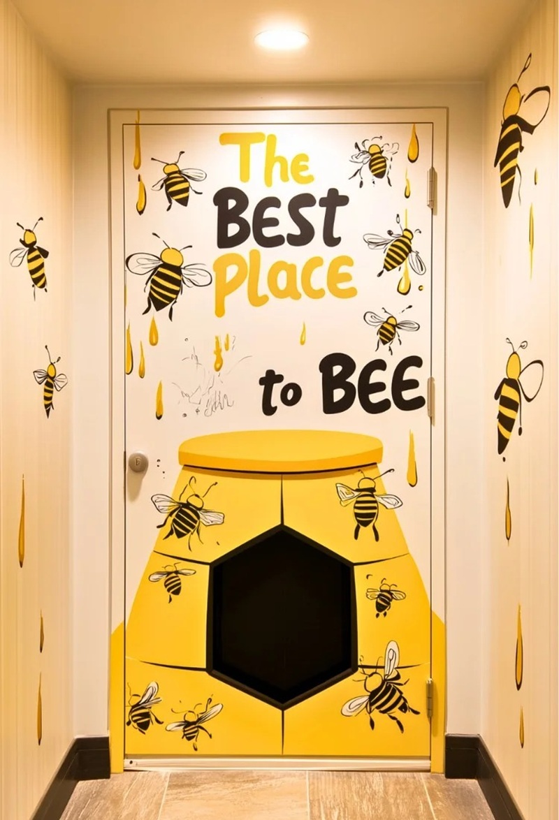 trang trí cửa lớp mầm non 15