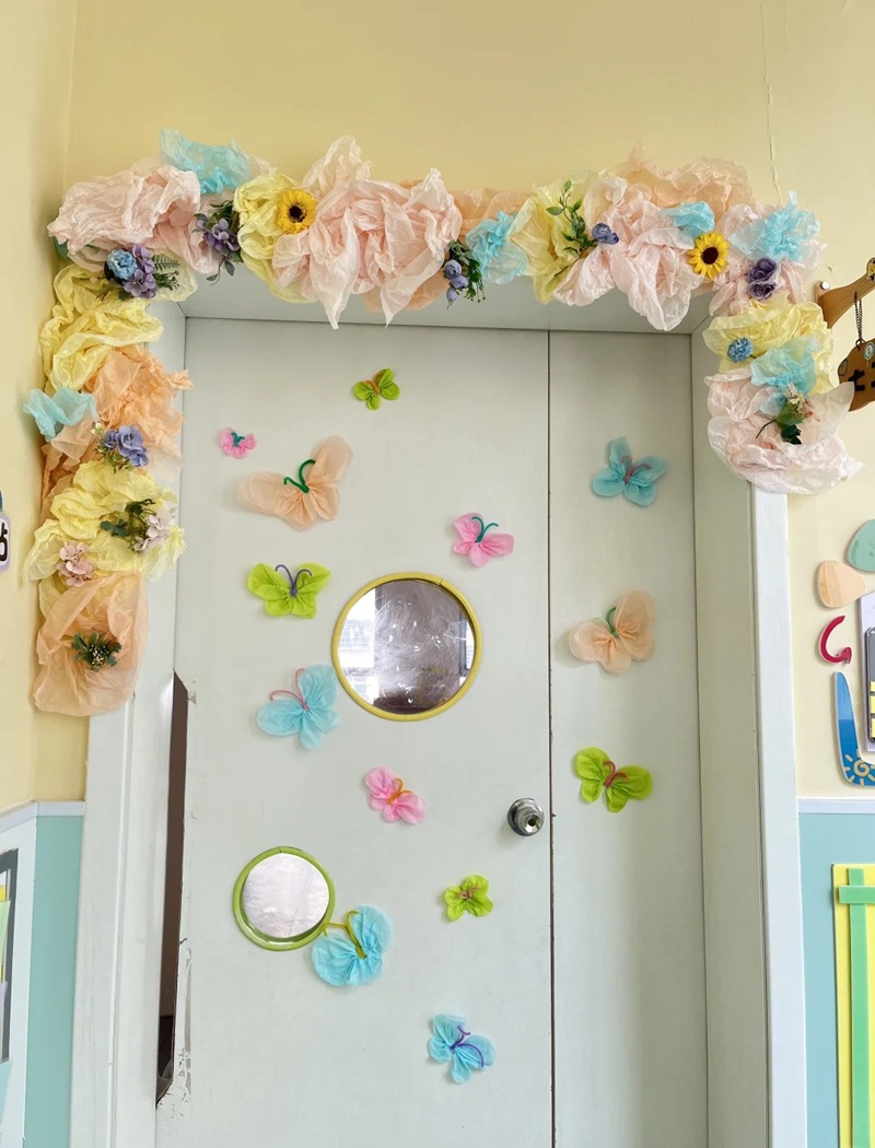 trang trí cửa lớp mầm non 18