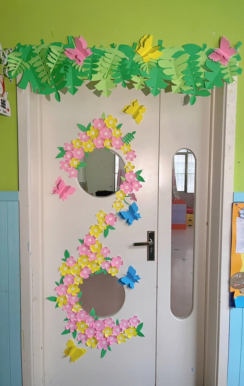trang trí cửa lớp mầm non 24
