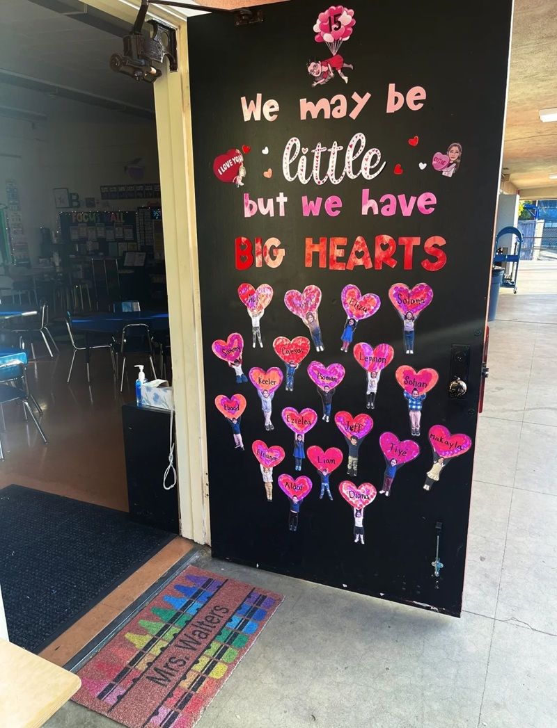 trang trí cửa lớp mầm non 35