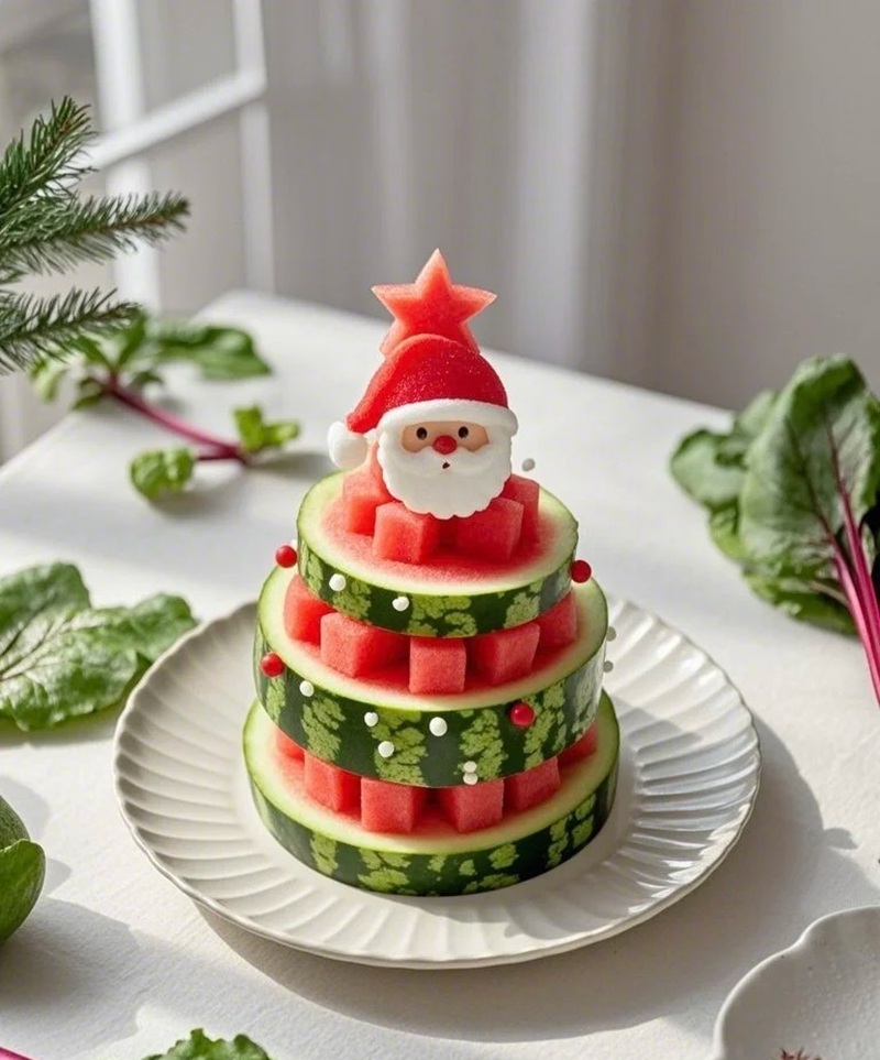 trang trí dưa hấu 1