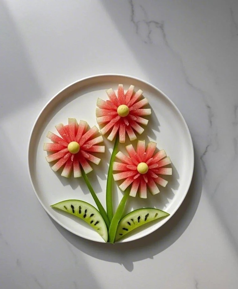 trang trí dưa hấu 10