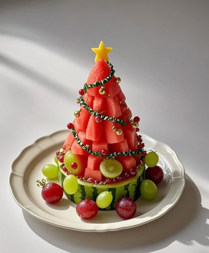 trang trí dưa hấu 2