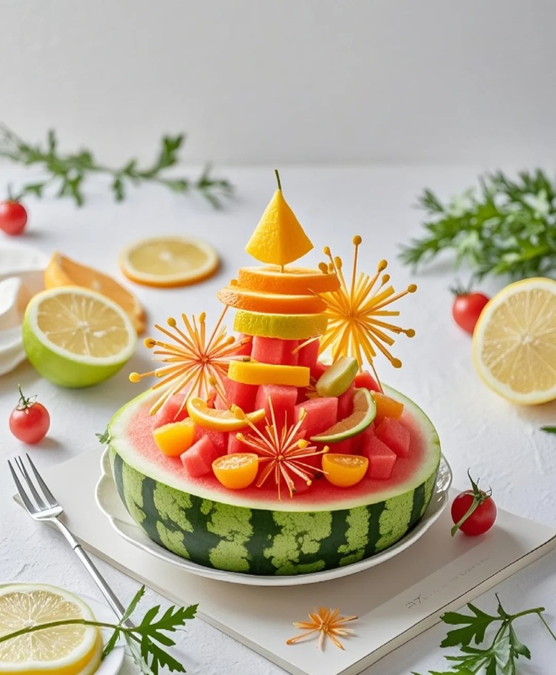 trang trí dưa hấu 31