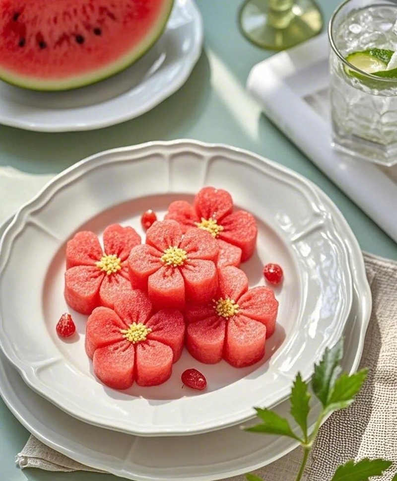 trang trí dưa hấu 7