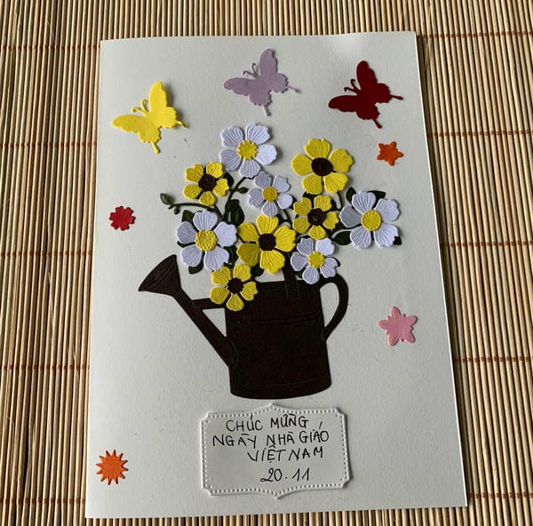 trang trí giấy A4 10