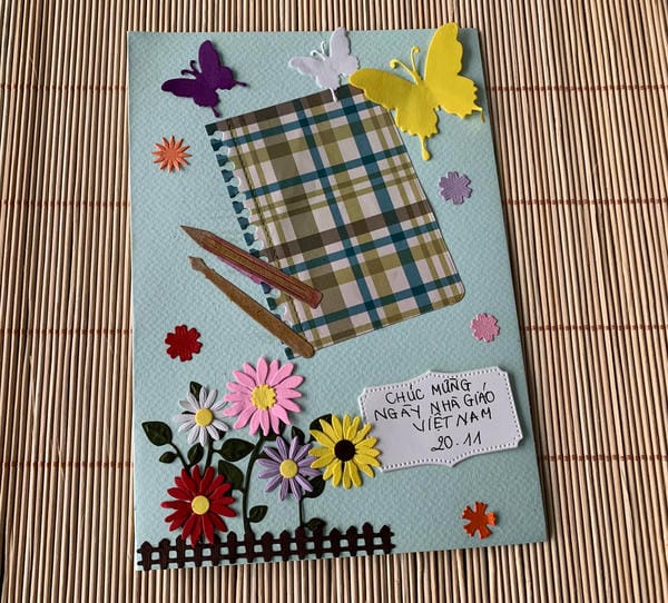 trang trí giấy A4 13