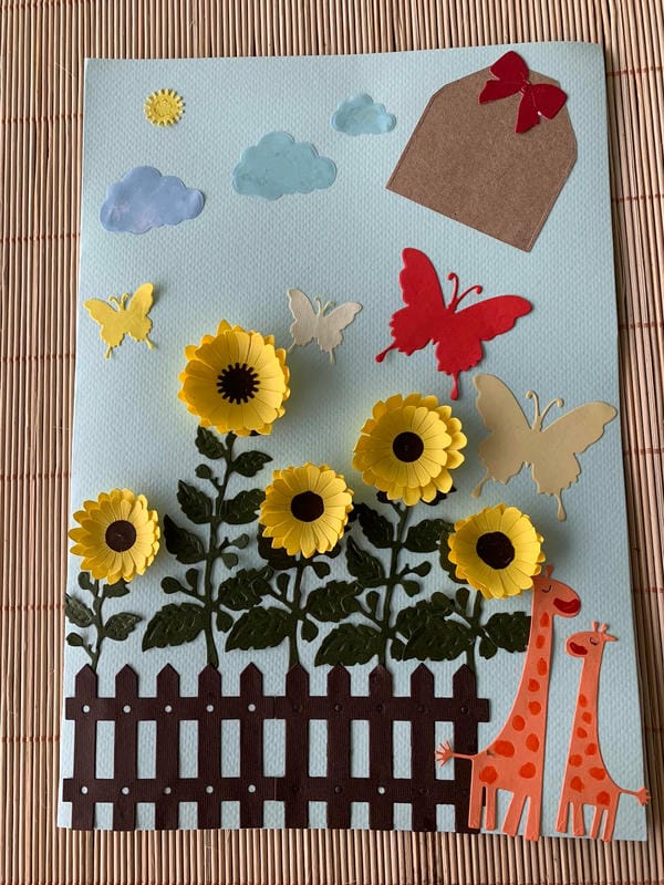 trang trí giấy A4 14