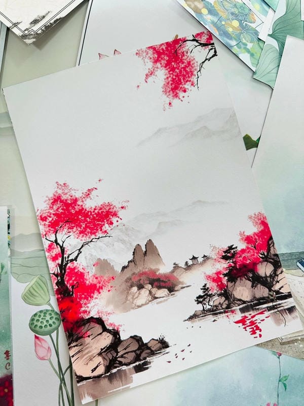 trang trí giấy A4 17