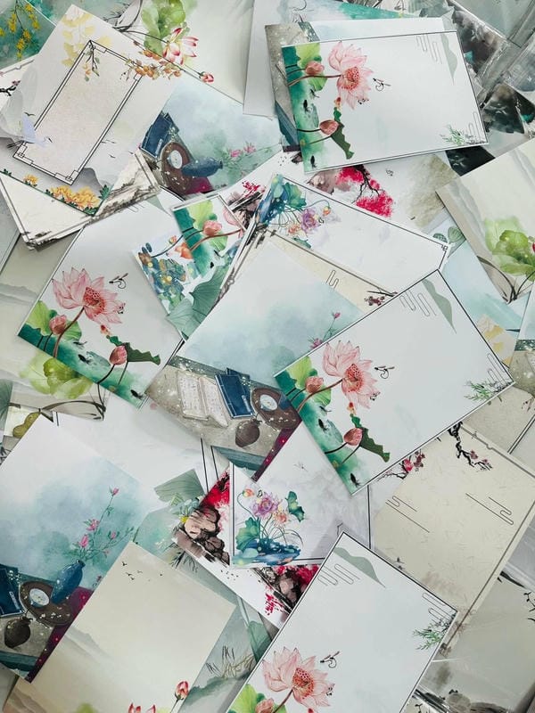 trang trí giấy A4 20