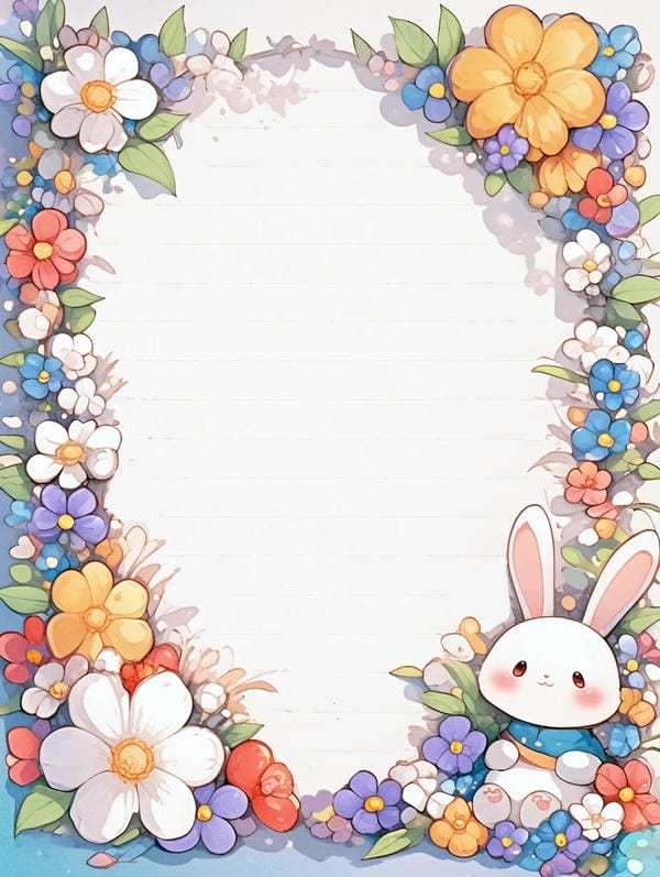 trang trí giấy A4 21