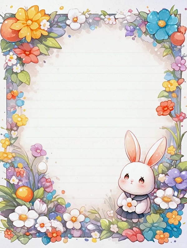 trang trí giấy A4 23