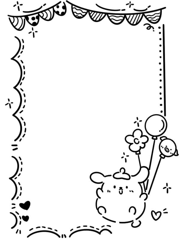 trang trí giấy A4 25