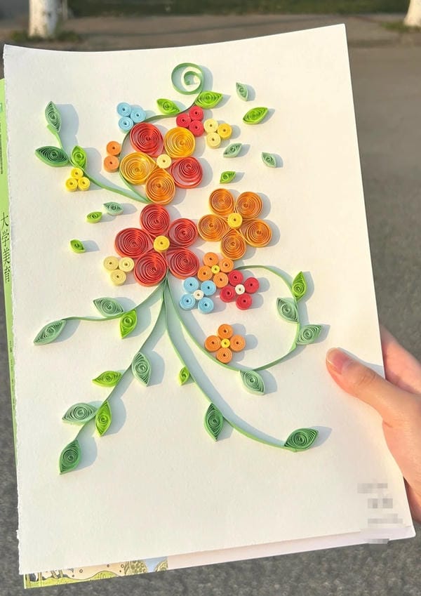 trang trí giấy A4 26