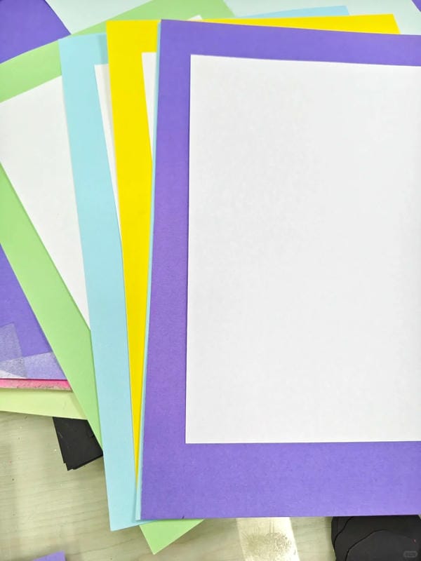 trang trí giấy A4 7