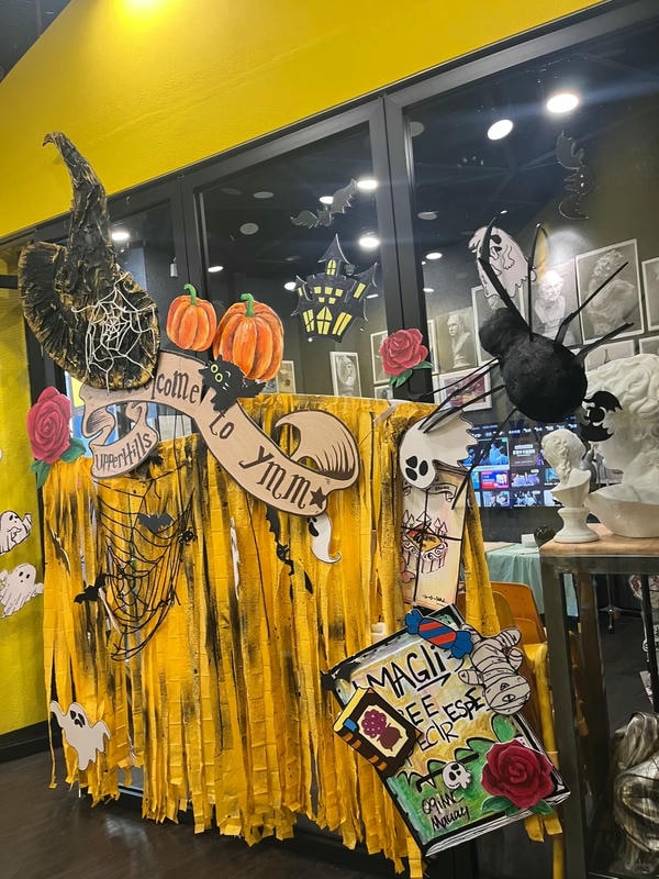 trang trí halloween mầm non 18