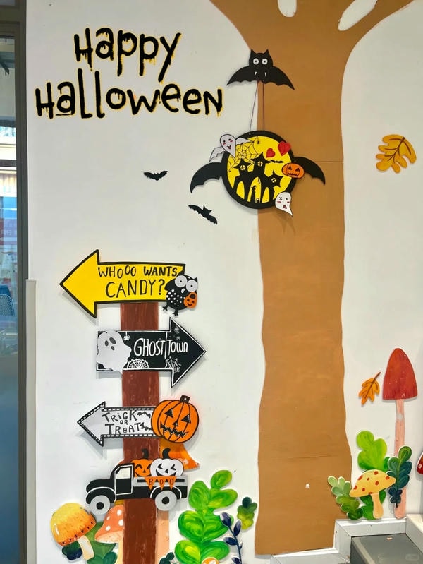 trang trí halloween mầm non 19