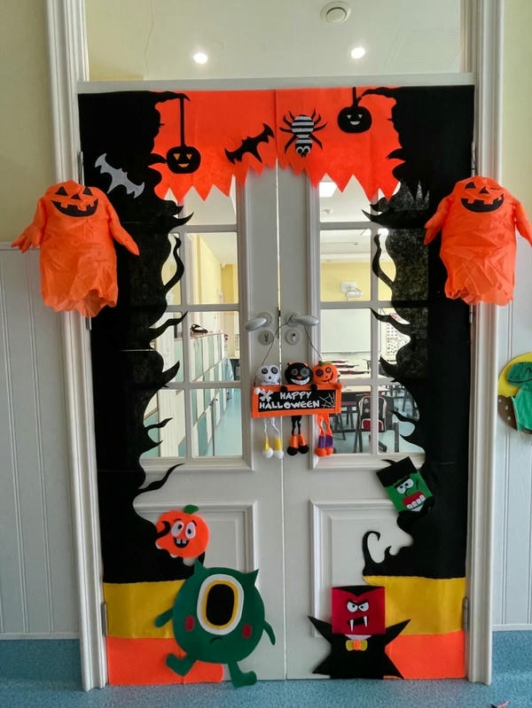 trang trí halloween mầm non 21