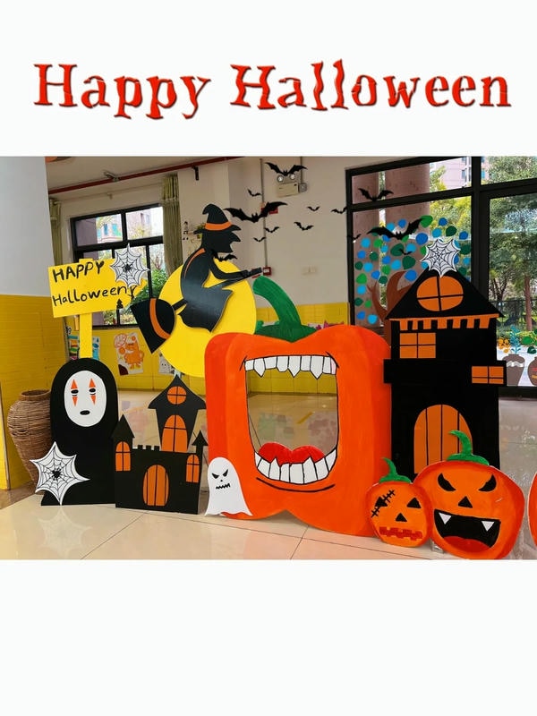 trang trí halloween mầm non 3