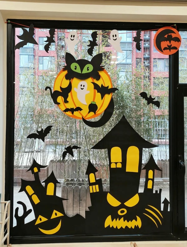 trang trí halloween mầm non 36