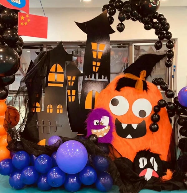 trang trí halloween mầm non 40