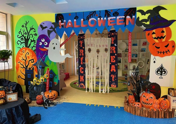 trang trí halloween mầm non 8