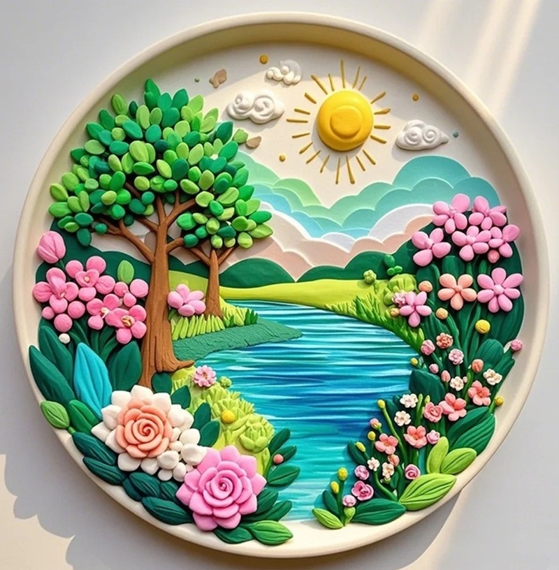 trang trí hình tròn 17