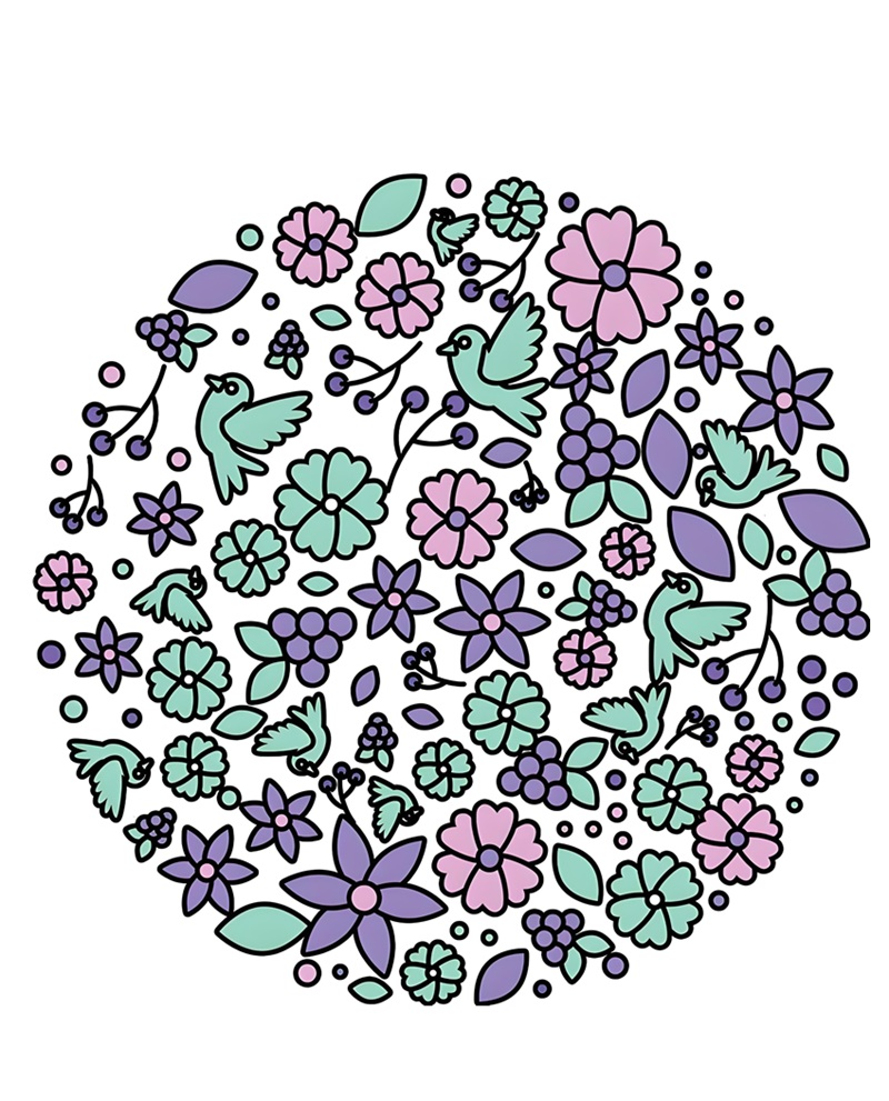 trang trí hình tròn 22