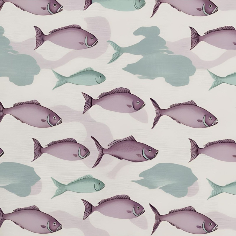 trang trí hình vuông con cá 25