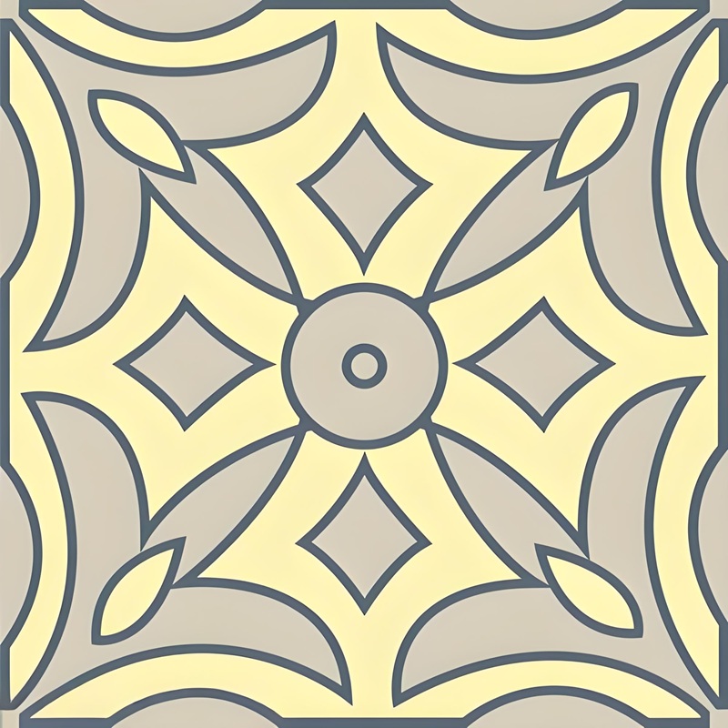 trang trí hình vuông đối xứng 21