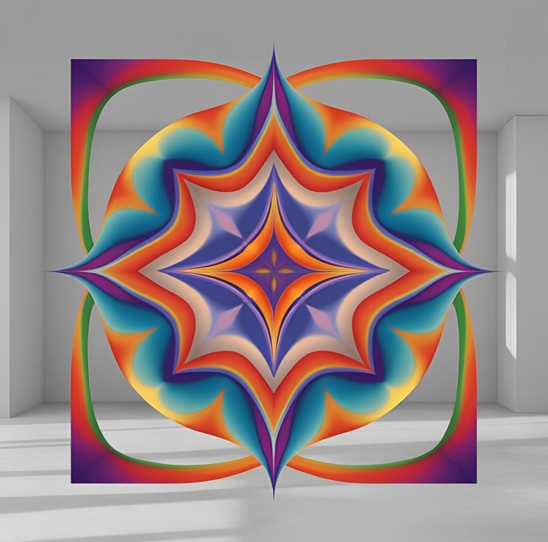 trang trí hình vuông đối xứng 28