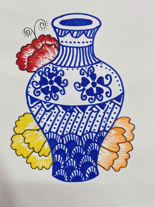 trang trí lọ hoa 3