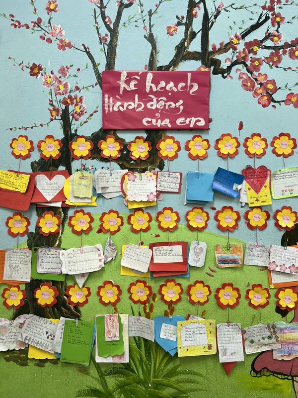 trang trí lớp học tiểu học 28