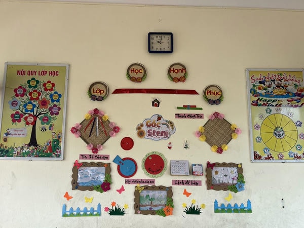 trang trí lớp học tiểu học 30