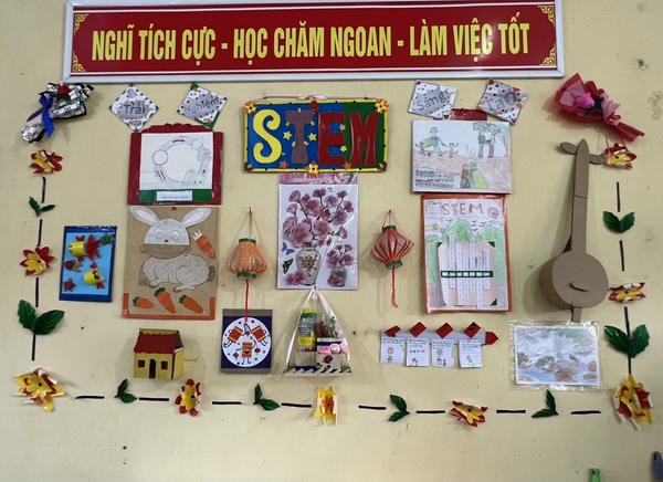 trang trí lớp học tiểu học 40
